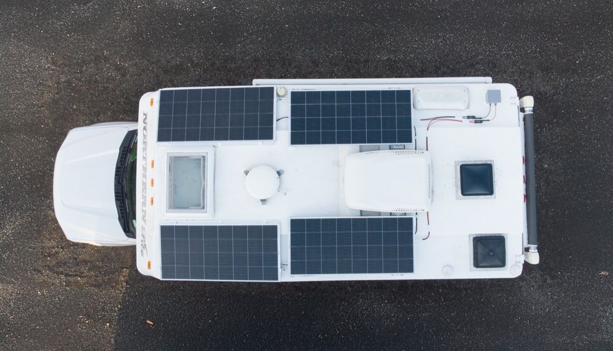 Truck camper solar build