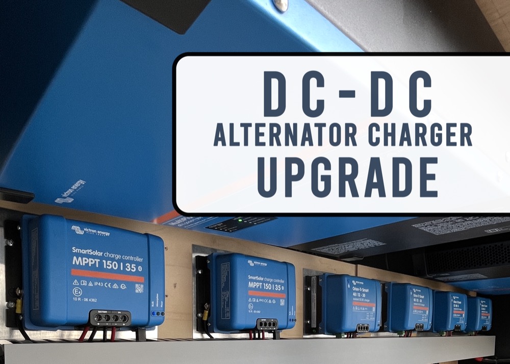 DC-to-DC alternator charger install