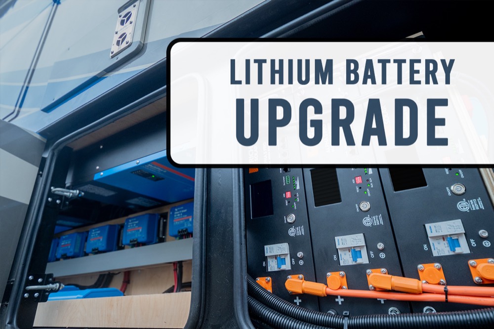Lithium battery bank install